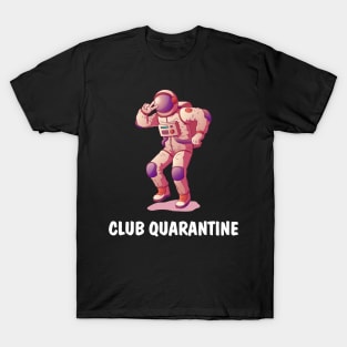 Astronaut or spacemen character wearing space suit showing gesture of victory T-Shirt